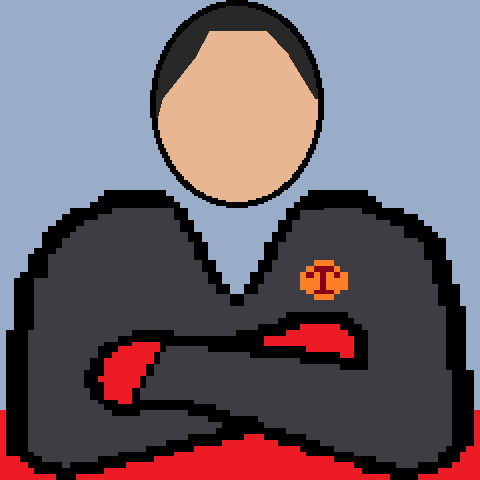 腕組みする高倉太郎 弁護士のイラスト